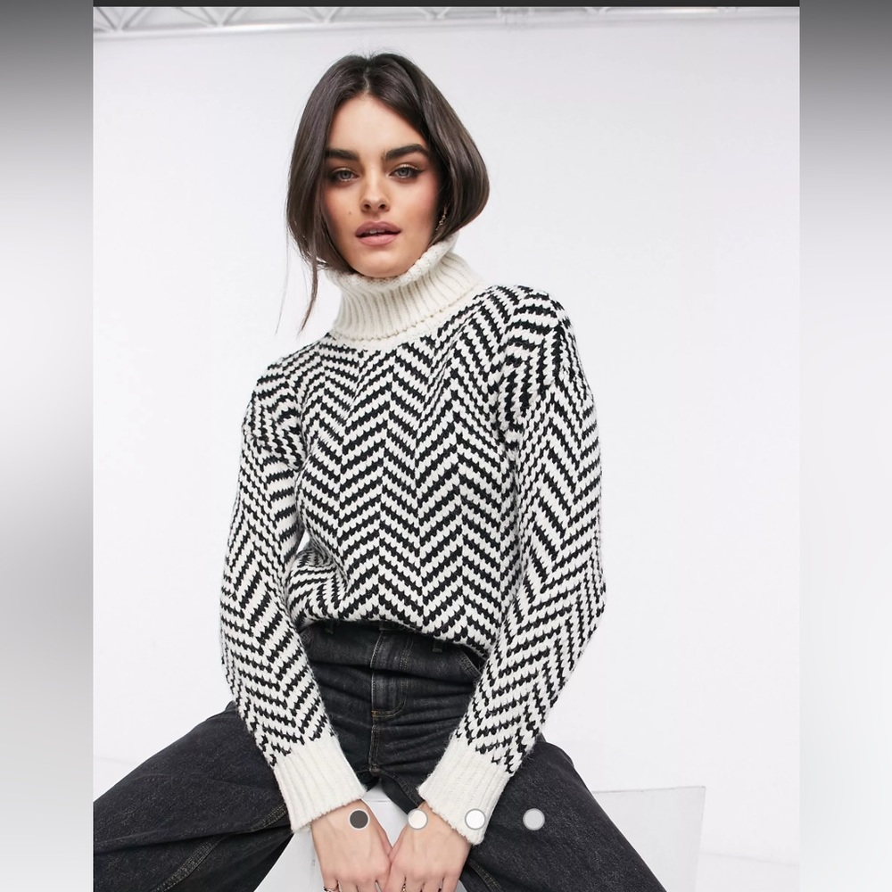 Mango Chevron Knit in XS